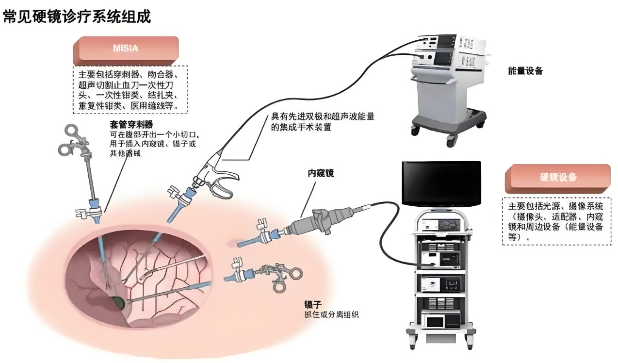 常見硬鏡診療系統組成